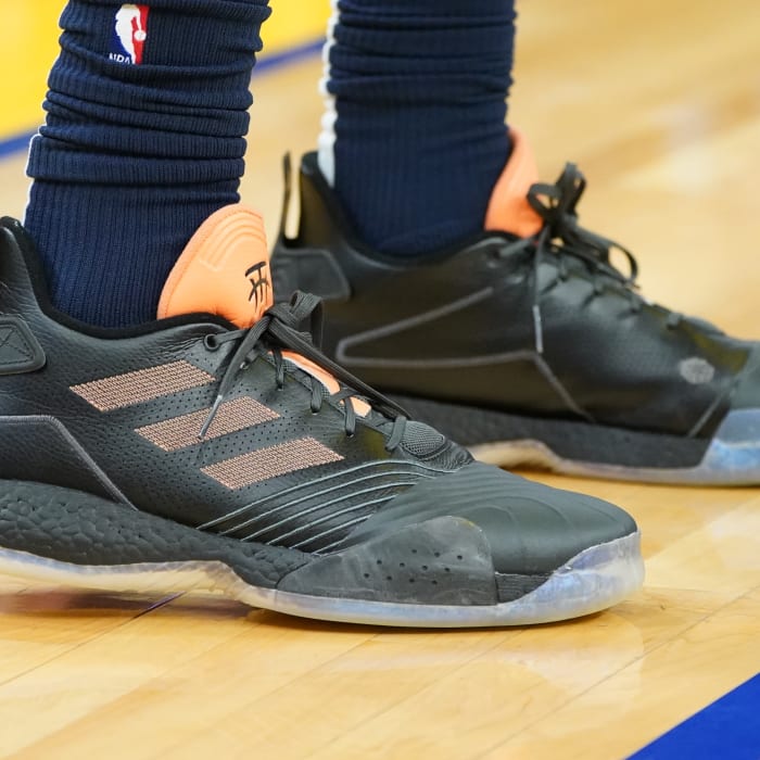 Brandon Ingram wearing the Adidas T-Mac.